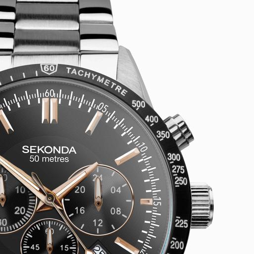 Sekonda watch stainless steel back hot sale